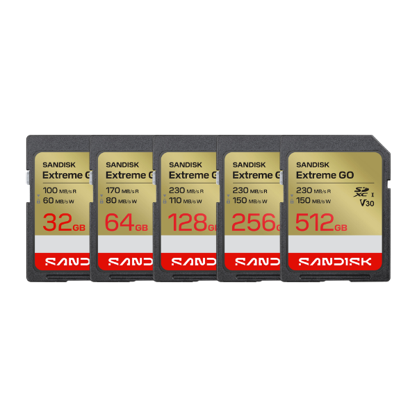 SanDisk Extreme GO SD UHS-I 記憶卡【香港行貨】