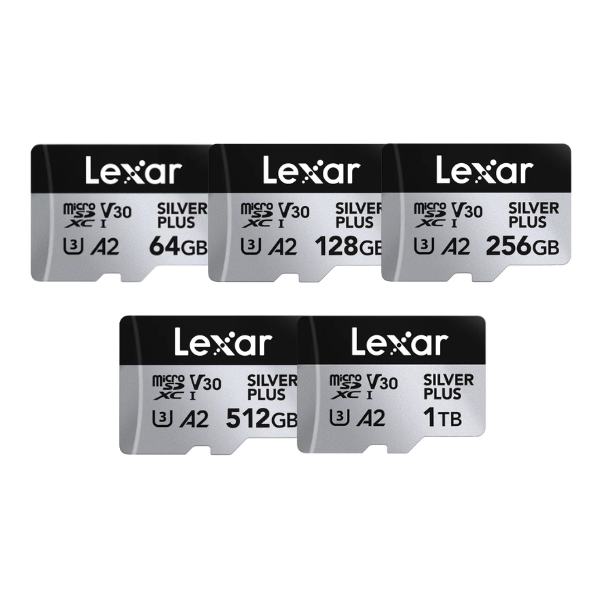 Lexar® Professional SILVER PLUS microSDXC™ UHS-I Card 記憶卡【原裝行貨】