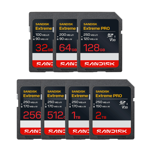 SanDisk Extreme PRO SD UHS-I 記憶卡【香港行貨】