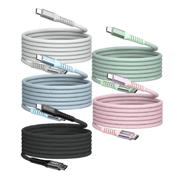 VERBATIM 100W USB-C 至 USB-C 磁吸充電傳輸線 31863/31854/31856/31857/31855【原裝行貨】