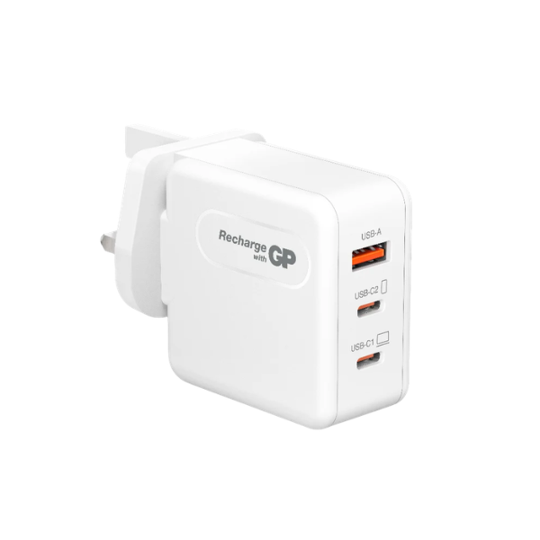 GP 65W USB-C 及USB-A GaN三接口快速充電器【原裝行貨】