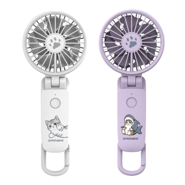 Rhythm x Mofusand Silky Wind Mobile 3.1 勾掛式雙葉手提風扇【原裝行貨】