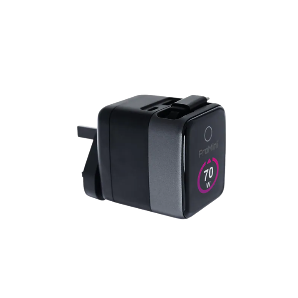 Magic Pro ProMini GTC70P (UK版) UI顯示PD3.0 GaN 70W內置線插牆式快速充電器【原裝行貨】