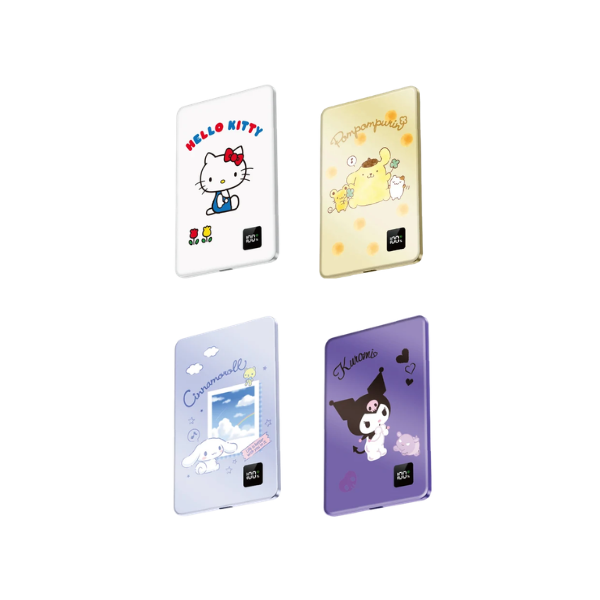 XPower x Sanrio M5K 3合1鋁合金數顯 5000mAh PD3.0+磁吸無線外置充電器【原裝行貨】