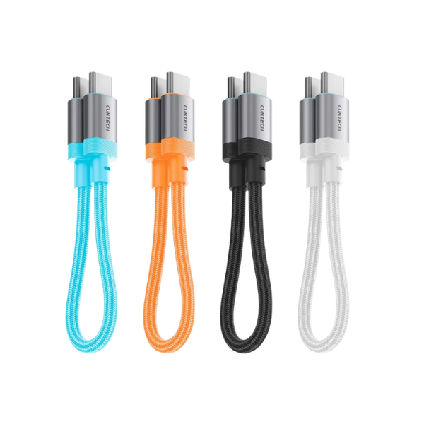 CUKTECH 酷態科 240W TYPE-C 15cm 磁吸摺疊編織快充線 CTC615S【原裝行貨】