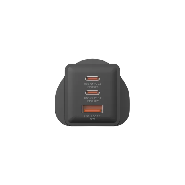 Hedonic 3 Port PD 3.0 65W GaN Pro AVS 快充英規充電器【原裝行貨】