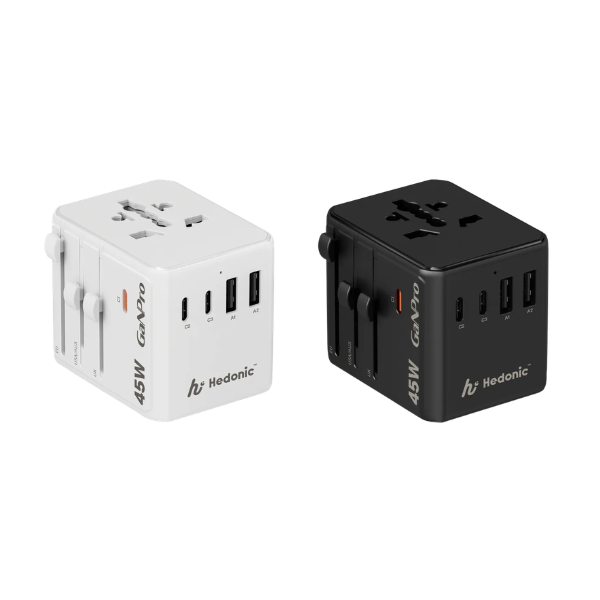 Hedonic 5位 PD 3.0 45W GAN Pro 通用旅行轉插, 81069, 81070【香港行貨】