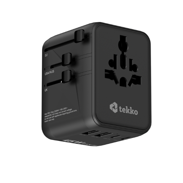 Tekko Travel 45W PD3.0 GaN 通用旅行轉插【原裝行貨】