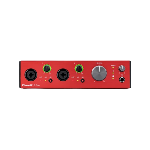 Focusrite Clarett+ 2Pre 10-in / 4-out Audio Interface 錄音介面【原裝行貨】