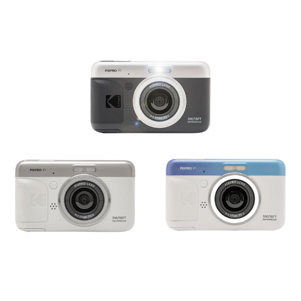 Kodak Pixpro P1 可翻轉螢幕防水數位相機【原裝行貨】