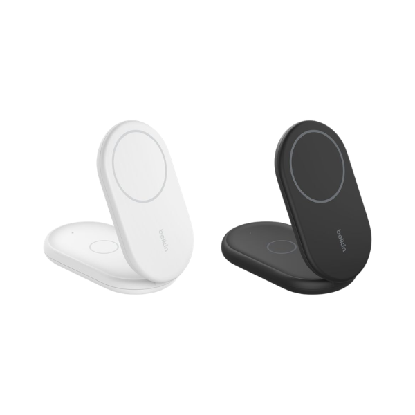 Belkin BoostCharge 2 合 1 15W Qi2 磁吸可摺疊無線充電器【原裝行貨】