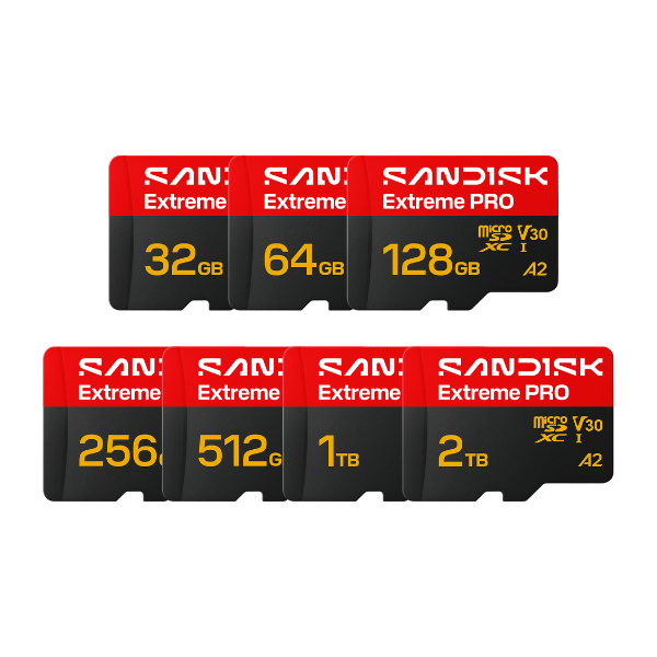 SanDisk Extreme PRO microSD™ UHS-I 記憶卡【香港行貨】