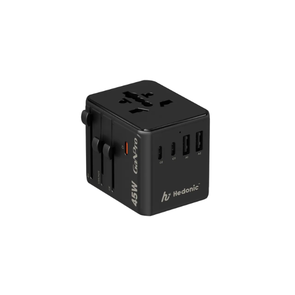 Hedonic 5位 PD 3.0 45W GAN Pro 通用旅行轉插, 81069, 81070【香港行貨】