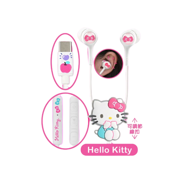 Clue Box Sanrio Character USB‑C 發光耳機 CB-WSB1【香港行貨】