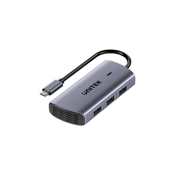 Unitek D1113C uHub H6+ 6 合 1 USB-C 集線器(支援 PD 100W)【原裝行貨】