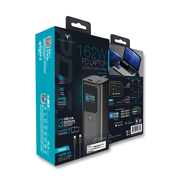 2the Max MaxPower 牛魔王 162W 27000mAh 外置充電器 JL270P【原裝行貨】