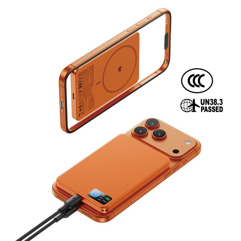 【3C可追溯二維碼】XPower MagFlight10 M17 半固態TFT彩屏顯示 QI2.2 25W/30W 10000mAh 磁吸行動電源【原裝行貨】