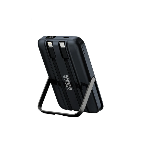 XPower 第二代 W28 7合1 10000mAh 內置雙線及支架磁吸行動電源【原裝行貨】