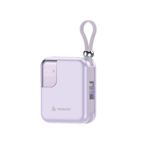 Hedonic 10000mah (38.5Wh) PD 3.0 22.5W Lightning & USB-C 流動充電池【原裝行貨】