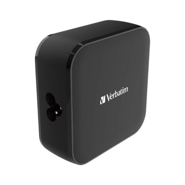 Verbatim 4端口150W PD & QC 3.0 GaN充電器 (附AC電源線+直立底座) 66910【原裝行貨】