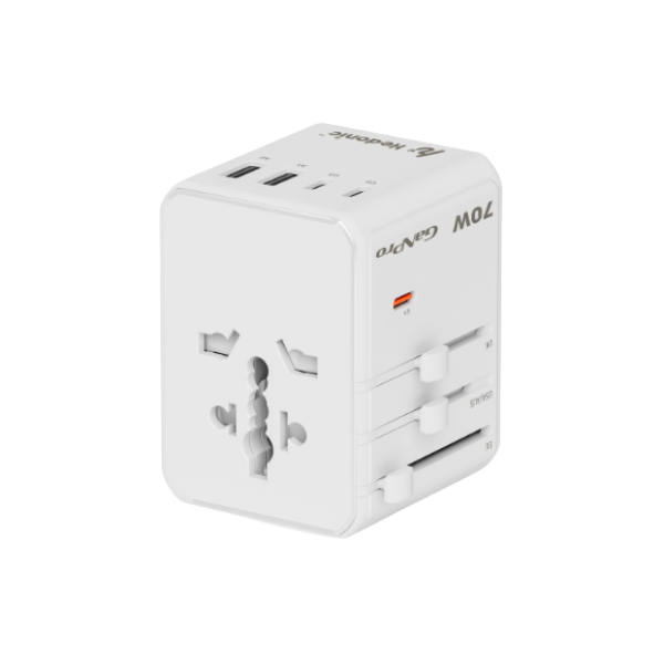 Hedonic 5位 PD 3.0 70W GAN Pro 通用旅行轉插 81071, 81072【香港行貨】