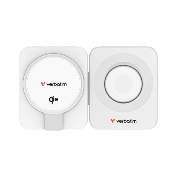 Verbatim Qi2 3-in-1 Wireless Charger 3合1無線充電器 67032/67033【原裝行貨】