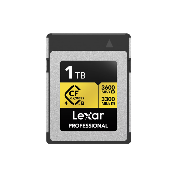 Lexar® Professional GOLD CFexpress™ 4.0 Type B 記憶卡【原裝行貨】