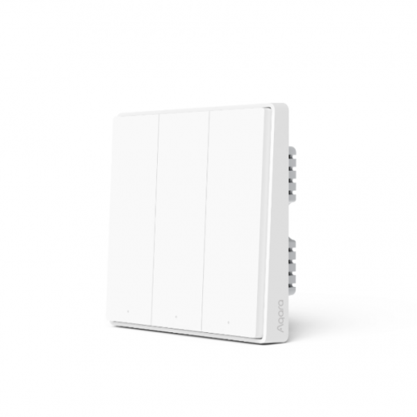 Aqara Smart Wall Switch 智能牆壁開關 D1 (單火線 單/雙/三鍵版)【香港行貨】