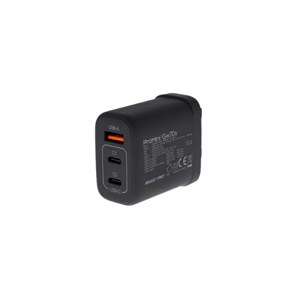 Magic Pro ProMini Gw70s 70W GaN PD3.2 GaN 便攜快速充電器【原裝行貨】