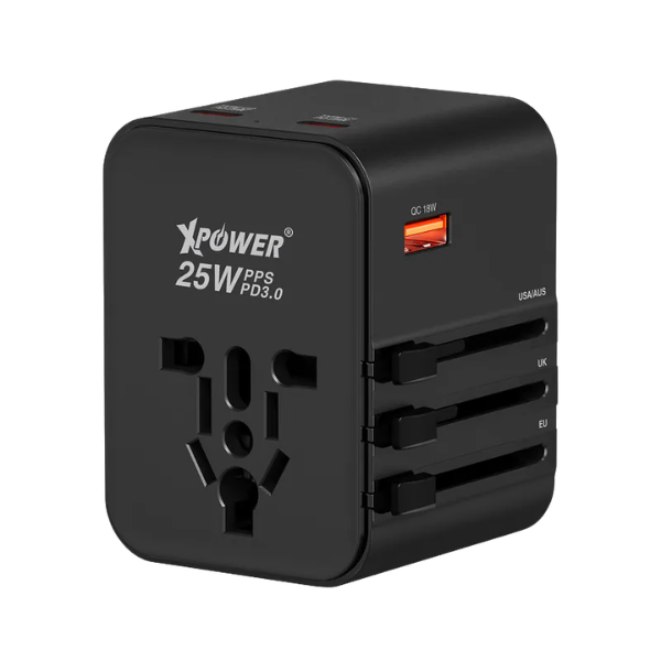 XPower TA3B 25W 4輸出 PD 3.0/PPS旅行充電器【原裝行貨】