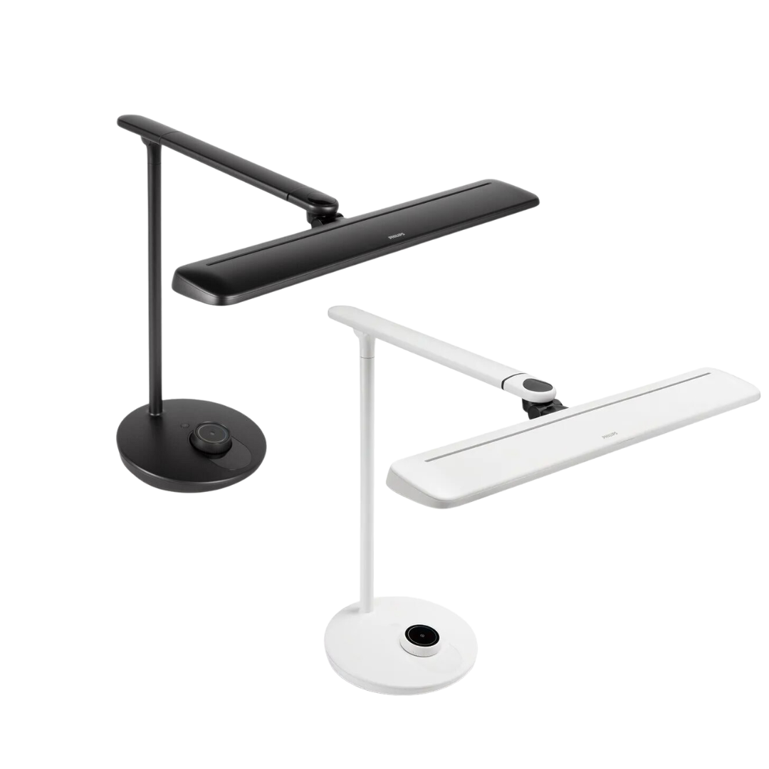 PHILIPS 飛利浦 66168 VDTMate AA級光效護眼檯燈(黑色/白色)【香港行貨】