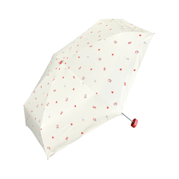 W.P.C x Sanrio 愛心摺疊傘|愛心點綴 x 卡通形狀透明傘套【香港行貨】