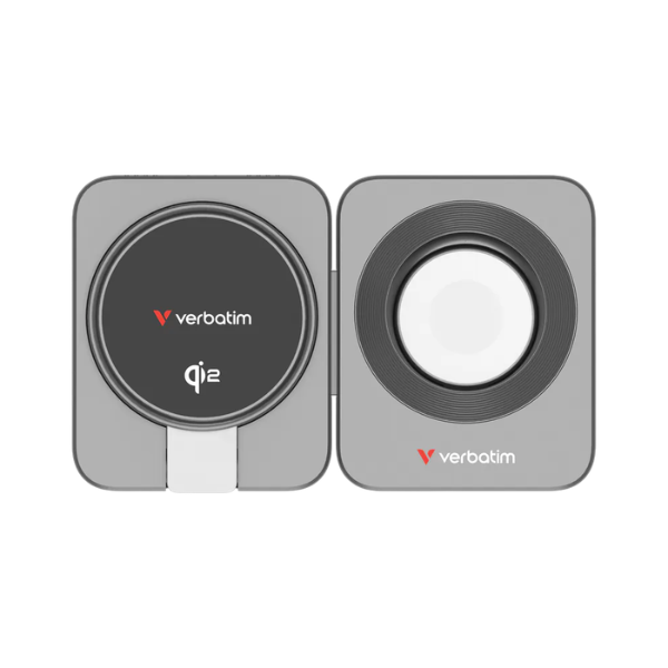Verbatim Qi2 3-in-1 Wireless Charger 3合1無線充電器 67032/67033【原裝行貨】