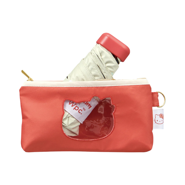 W.P.C x Sanrio 愛心摺疊傘|愛心點綴 x 卡通形狀透明傘套【香港行貨】