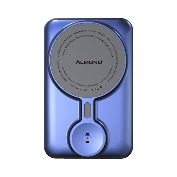 ALMOND BCM-10W (22.5W/22W) 自帶雙線 (C+L) 磁吸移動電源【原裝行貨】