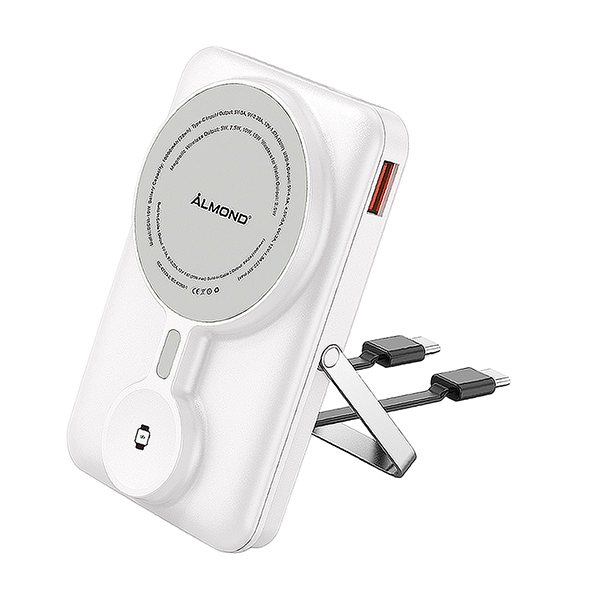 ALMOND BCM-10W (22.5W/22W) 自帶雙線 (C+L) 磁吸移動電源【原裝行貨】