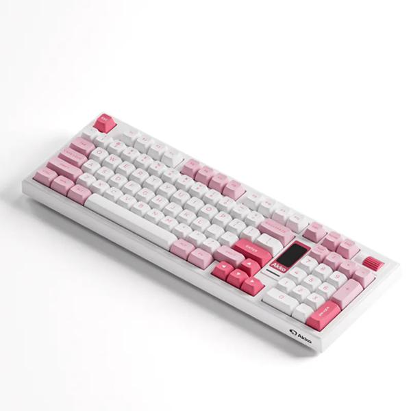 Akko 5098B 三模98鍵鋼琴軸-櫻花 RGB 機械鍵盤丨TFT LCD 螢幕(KB-A5PLAPP)【原裝行貨】