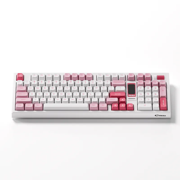 Akko 5098B 三模98鍵鋼琴軸-櫻花 RGB 機械鍵盤丨TFT LCD 螢幕(KB-A5PLAPP)【原裝行貨】