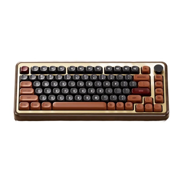 Akko MU02 三模紅木軸 -胡桃木色 三模 RGB 機械鍵盤(KB-AMU02AR)【原裝行貨】