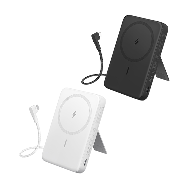 Anker Zolo Power Bank (10K, Magnetic, Built-In USB-C Cable) 磁吸無線充電行動電源 A1685【原裝行貨】