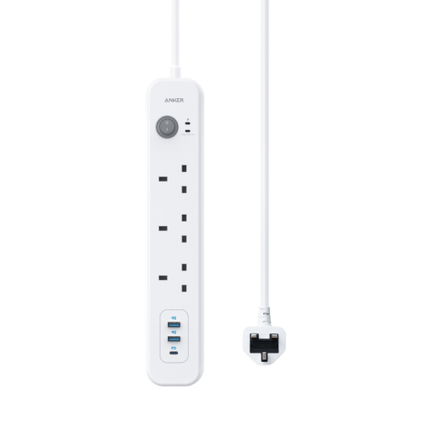Anker PowerExtend USB-C 3 Strip 3 AC + 3 USB 拖板(A9136K21)【原裝行貨】