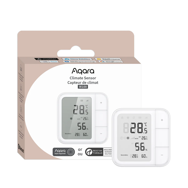 Aqara Climate Sensor W100 多功能溫濕度控制器【原裝行貨】