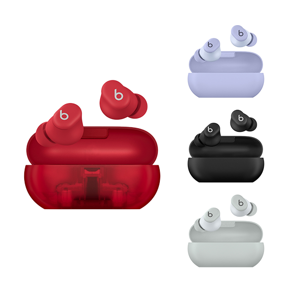 Beats Solo Buds 真無線藍牙耳塞(啞光黑/極光紫/透視紅/風雲灰色)【原裝行貨】