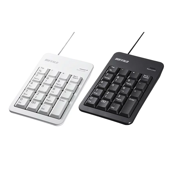 Buffalo BSTK100 數字鍵盤 (KB-TK100BK / KB-TK100WH)【原裝行貨】