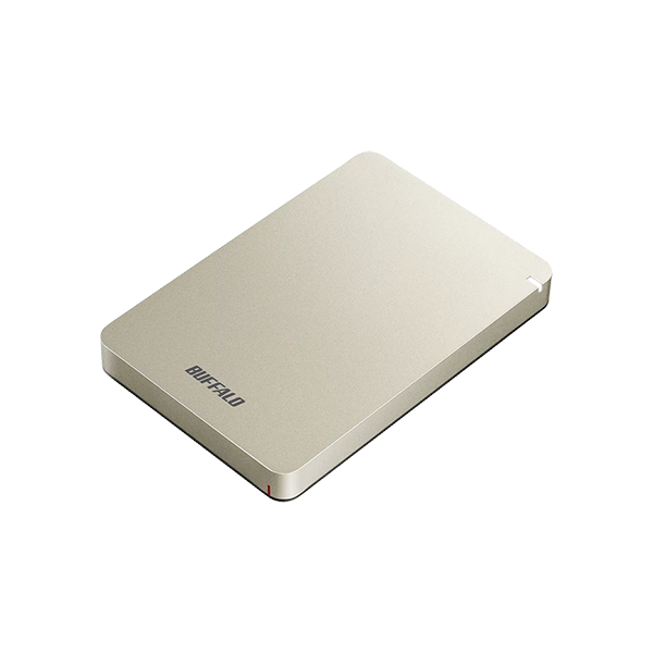 Buffalo 日本製 Ministation HD-PGFU3-A 系列「防震」流動硬碟 - 1~5TB、黑/白/藍/紅/金 (HD-JPGF)【原裝行貨】