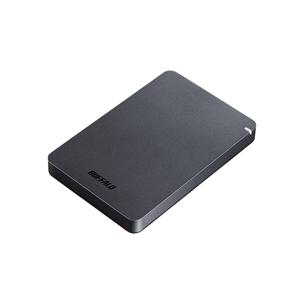 Buffalo 日本製 Ministation HD-PGFU3-A 系列「防震」流動硬碟 - 1~5TB、黑/白/藍/紅/金 (HD-JPGF)【原裝行貨】