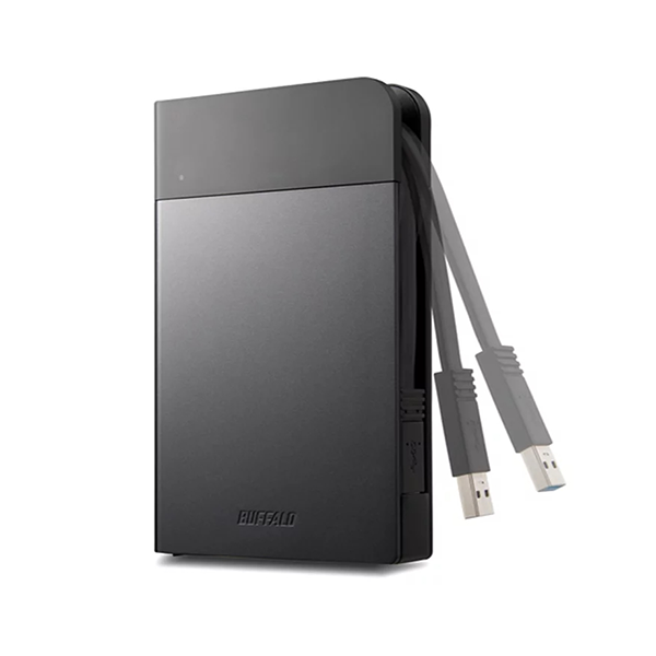 Buffalo MiniStation Extreme HD-PZFU3-B 系列「軍規防震+防滴防塵+硬體加密」【原裝行貨】