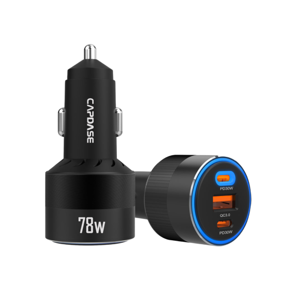 Capdase Rapider 3P78 PD 3.0 - 78W Fast Charging Car Charger CA00-R1901【原裝行貨】