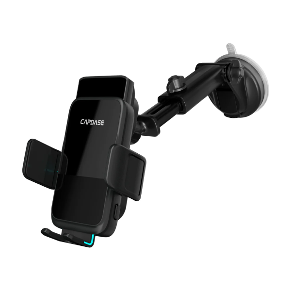 Capdase AA Power II 磁感自動偵察開合無線充電手機夾 Fast Wireless Charging Auto-Clamp & Auto-Alignment Car Mount Telescopic Arm HR00-AA2T01【原裝行貨】
