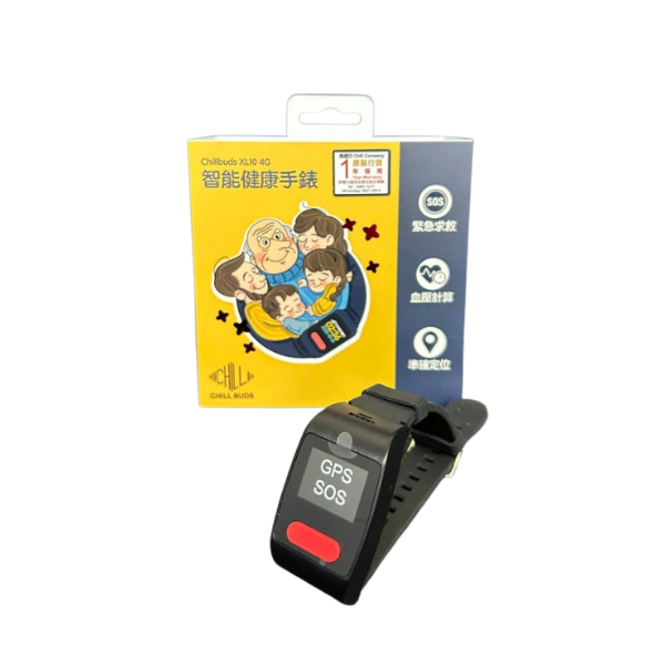 Chillbuds XL10 4G 老人定位 健康手錶【原裝行貨】
